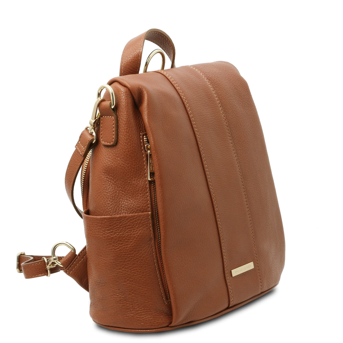 Lederrucksäcke TL Bag - Rucksack aus weichem Leder - Verwandelbare 2-in-1-Rucksack-/Schultertasche | TL142138 San Rocco Italia