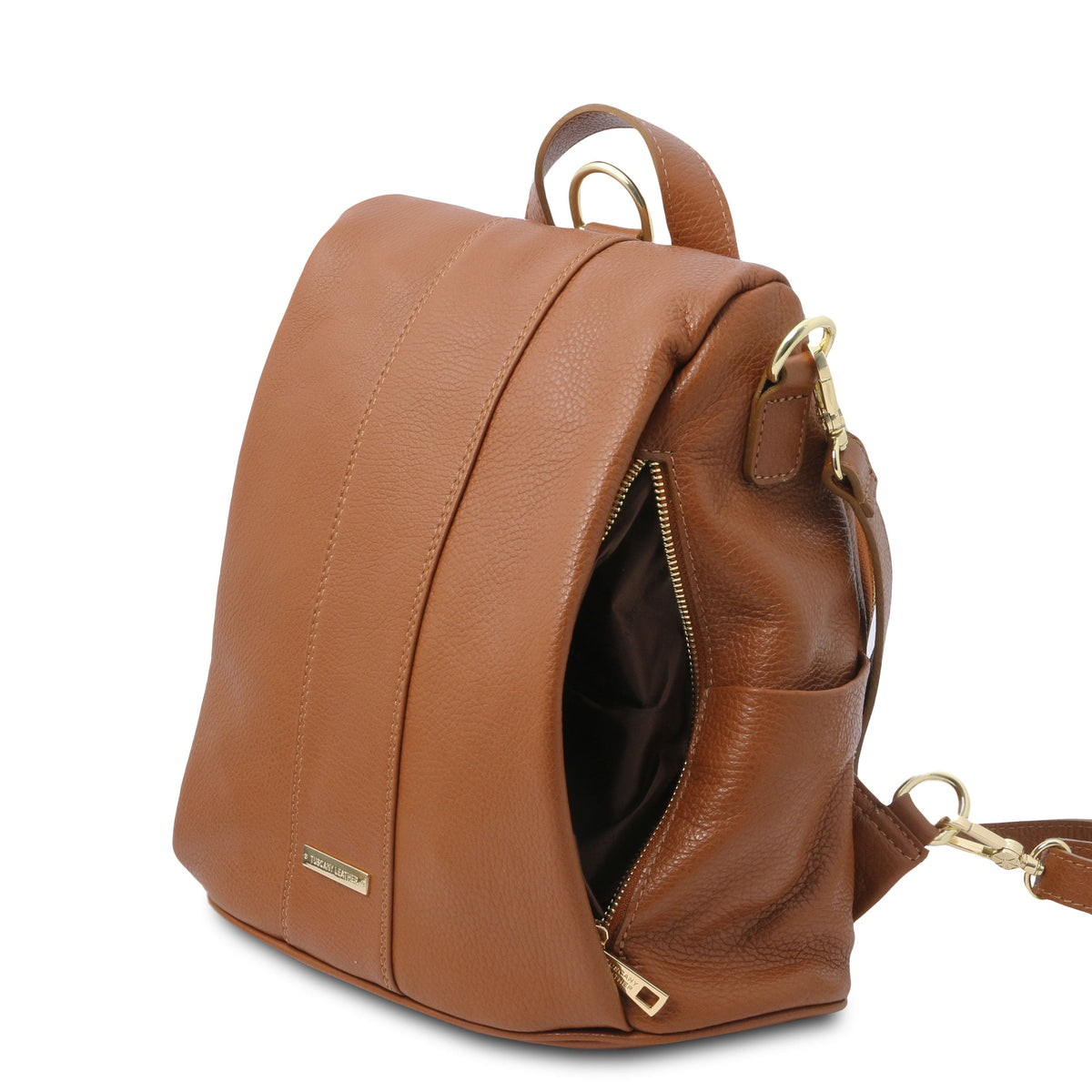 Lederrucksäcke TL Bag - Rucksack aus weichem Leder - Verwandelbare 2-in-1-Rucksack-/Schultertasche | TL142138 San Rocco Italia