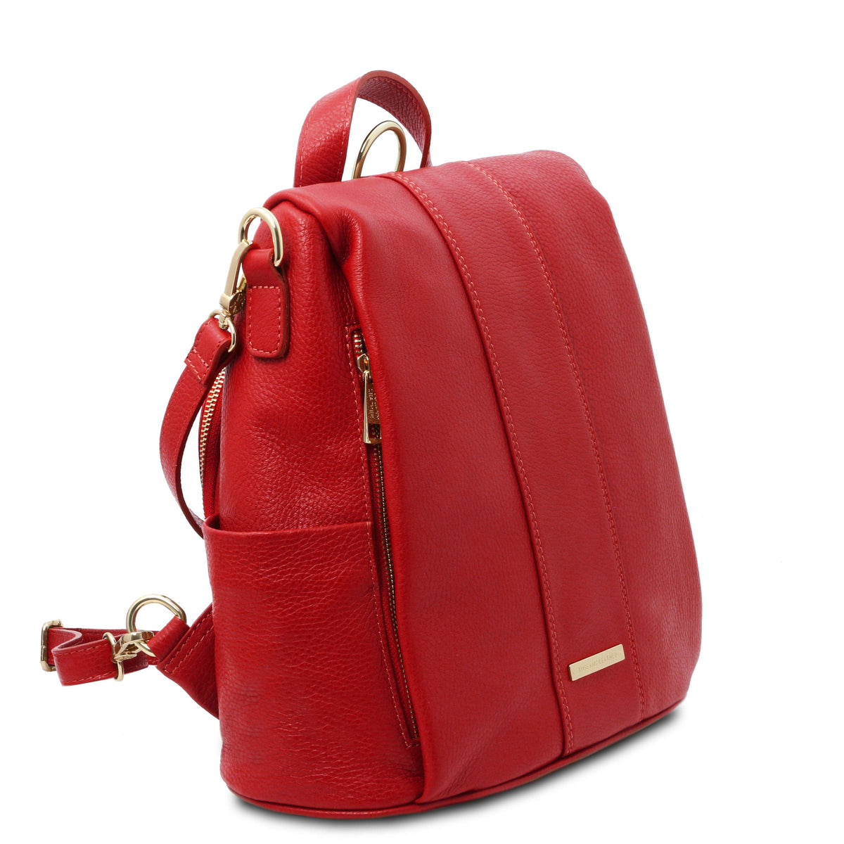 Lederrucksäcke TL Bag - Rucksack aus weichem Leder - Verwandelbare 2-in-1-Rucksack-/Schultertasche | TL142138 San Rocco Italia