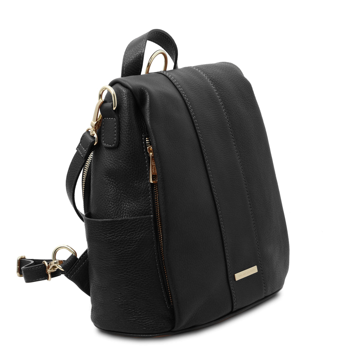 Lederrucksäcke TL Bag - Rucksack aus weichem Leder - Verwandelbare 2-in-1-Rucksack-/Schultertasche | TL142138 San Rocco Italia