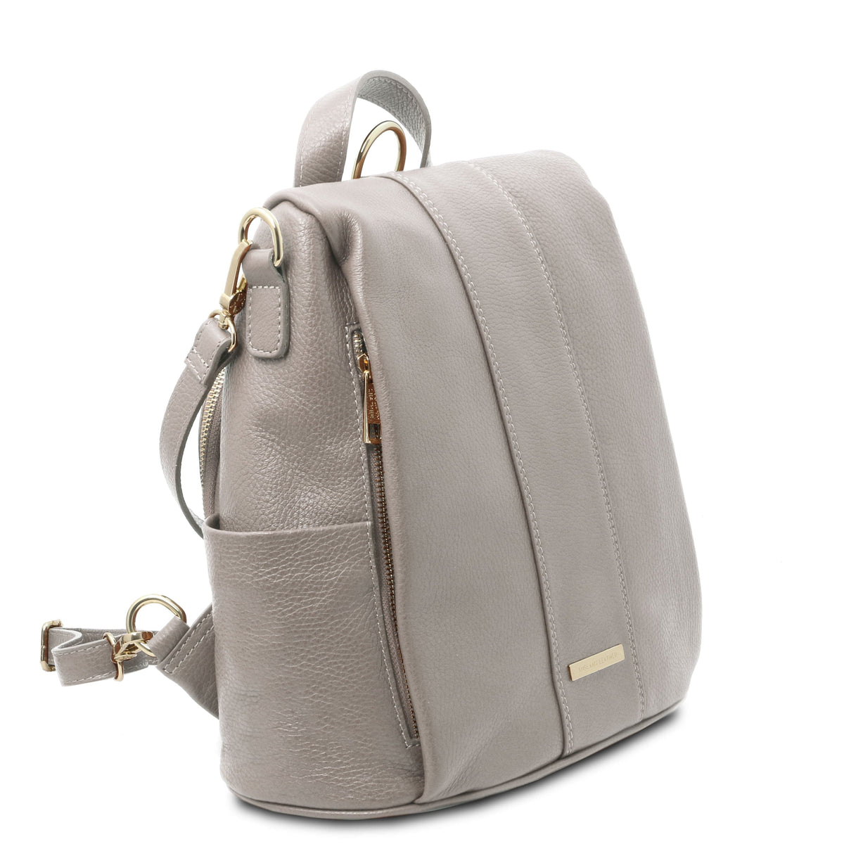 Lederrucksäcke TL Bag - Rucksack aus weichem Leder - Verwandelbare 2-in-1-Rucksack-/Schultertasche | TL142138 San Rocco Italia
