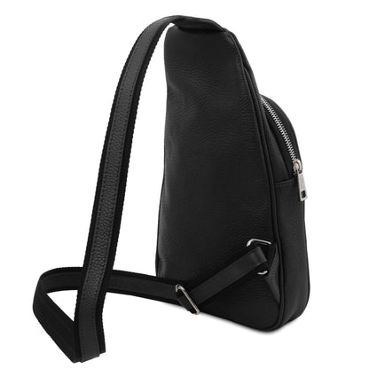 Leather bags for men Albert - Soft leather crossover bag | TL142022 sling bag San Rocco Italia