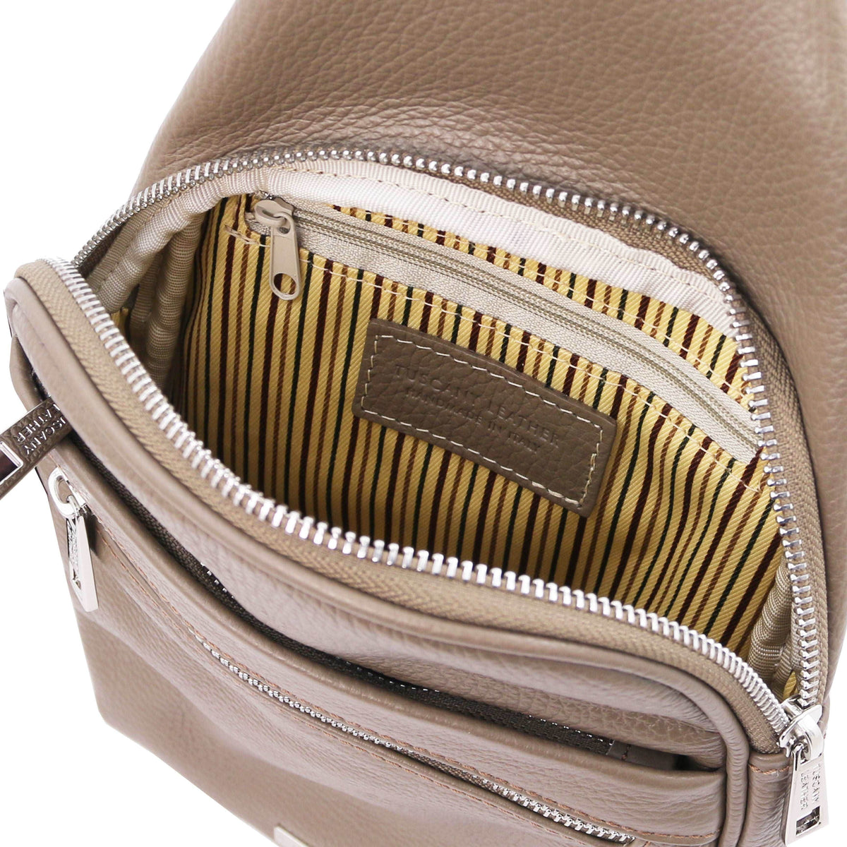 Leather bags for men Albert - Soft leather crossover bag | TL142022 sling bag San Rocco Italia