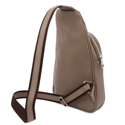 Leather bags for men Albert - Soft leather crossover bag | TL142022 sling bag San Rocco Italia