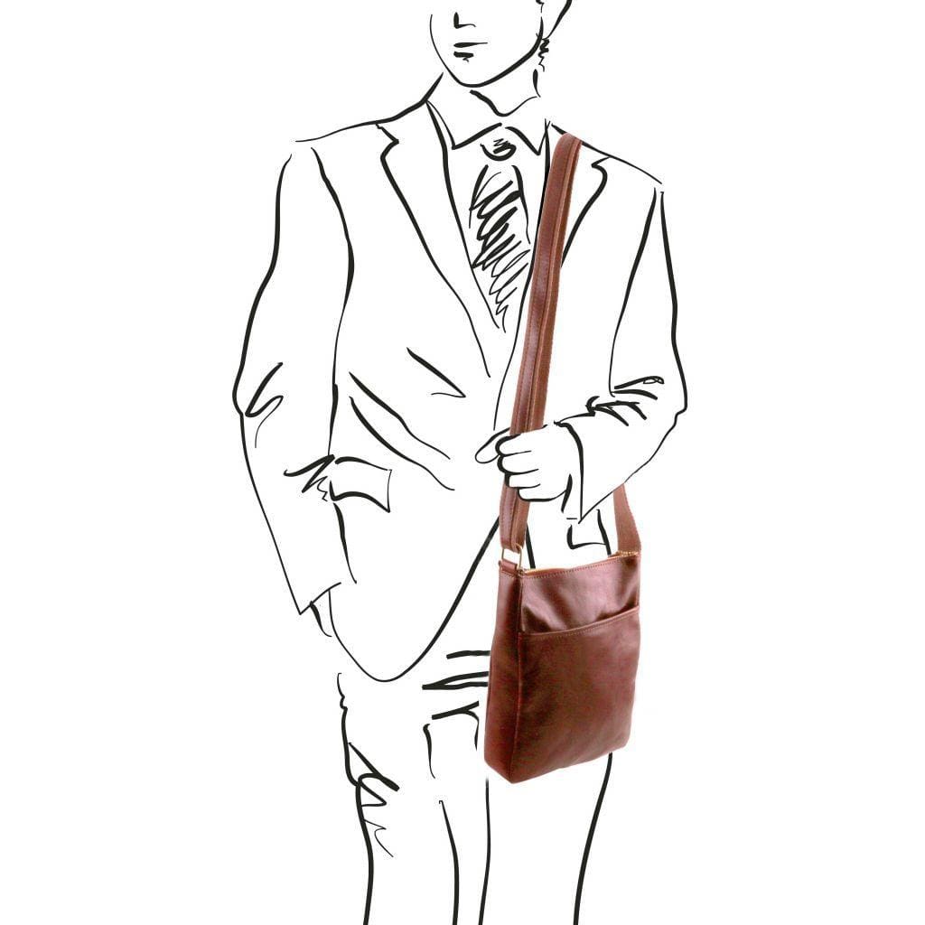 Leather bags for men Jason - Leather Crossbody Bag | TL141300 San Rocco Italia