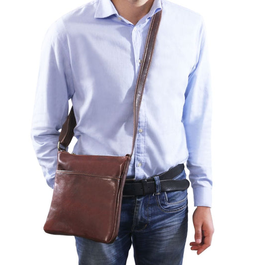Sacs homme en cuir Jason - Sac bandoulière en cuir | TL141300 San Rocco Italia