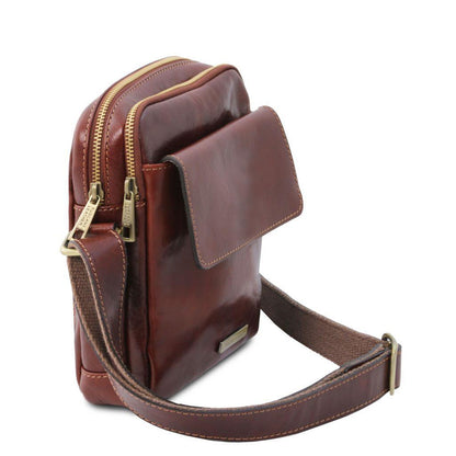Ledertaschen für Herren Larry - Leder-Crossbody-Tasche | TL141915 San Rocco Italia