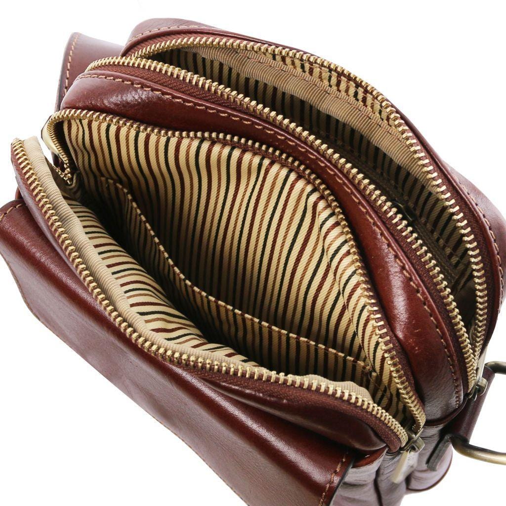 Ledertaschen für Herren Larry - Leder-Crossbody-Tasche | TL141915 San Rocco Italia