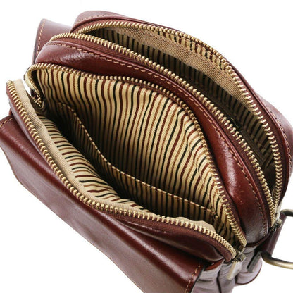Ledertaschen für Herren Larry - Leder-Crossbody-Tasche | TL141915 San Rocco Italia