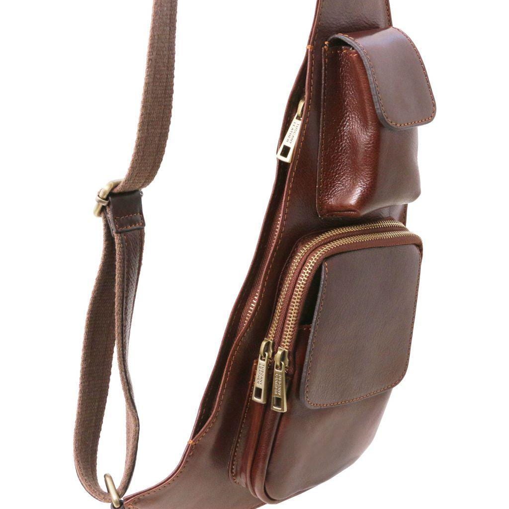 Borse da uomo in pelle Borsa crossover da uomo in pelle | TL141352 San Rocco Italia