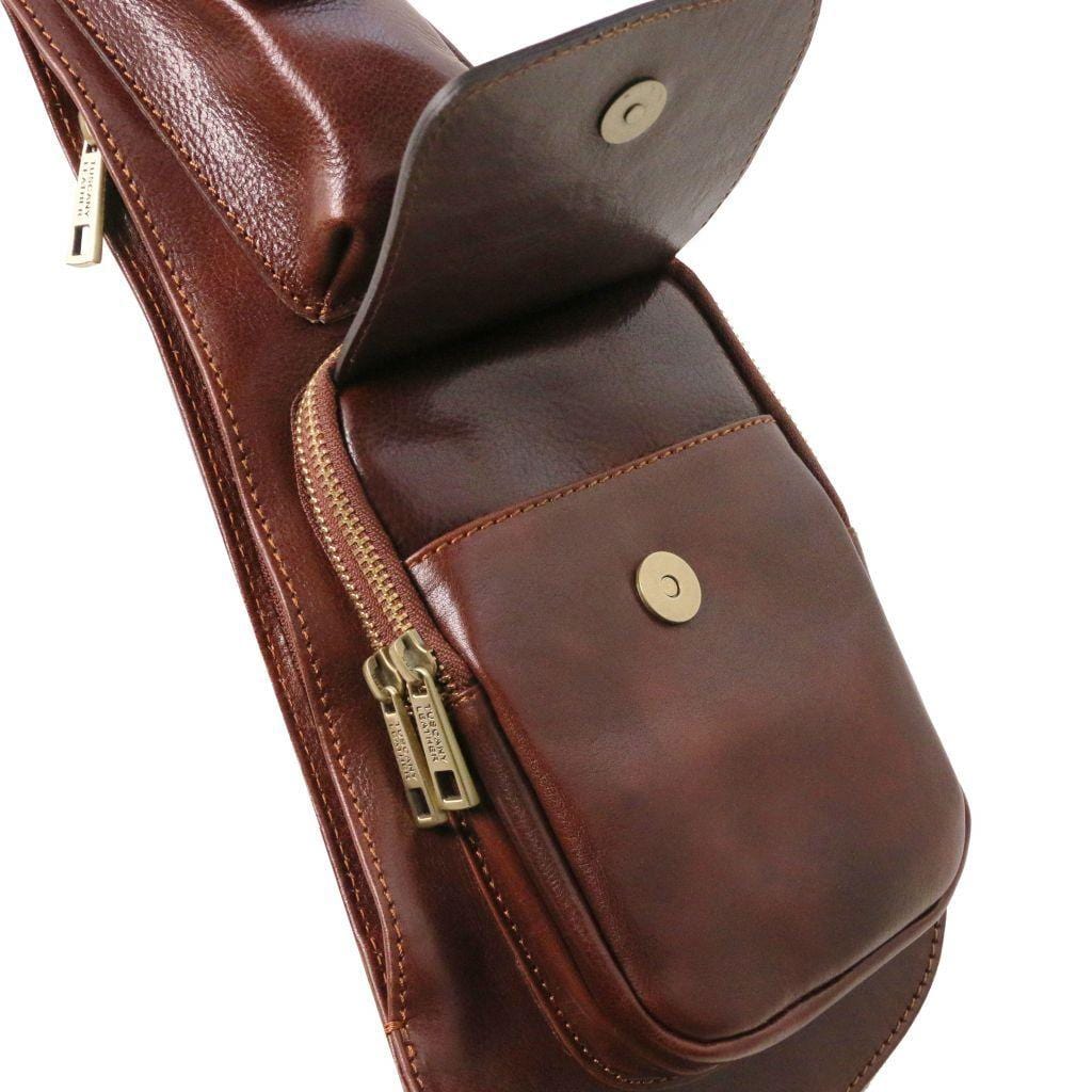 Borse da uomo in pelle Borsa crossover da uomo in pelle | TL141352 San Rocco Italia