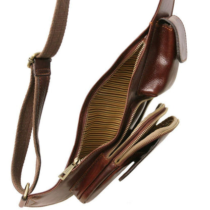 Borse da uomo in pelle Borsa crossover da uomo in pelle | TL141352 San Rocco Italia