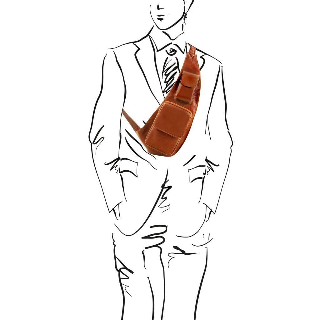 Borse da uomo in pelle Borsa crossover da uomo in pelle | TL141352 San Rocco Italia