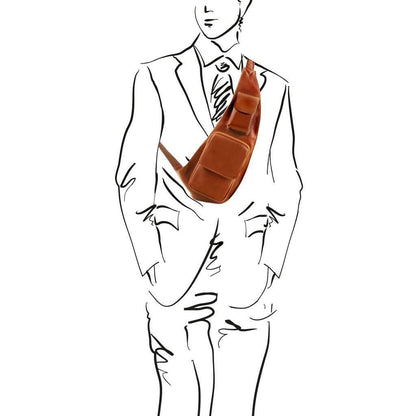 Borse da uomo in pelle Borsa crossover da uomo in pelle | TL141352 San Rocco Italia