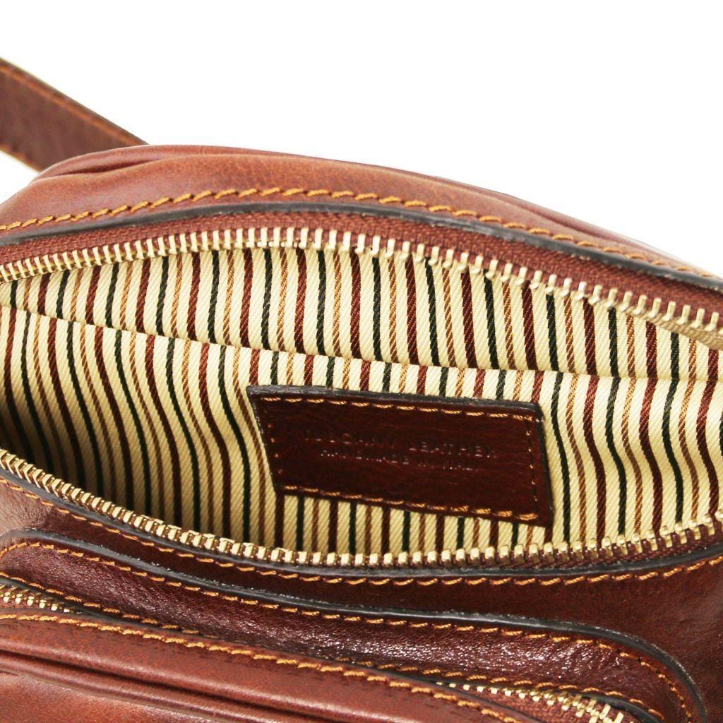 Bolsos de piel para hombre Riñonera de piel italiana | TL141797 San Rocco Italia