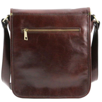 Ledertaschen für Herren TL Messenger - Leder-Schultertasche mit zwei Fächern | TL141255 San Rocco Italia