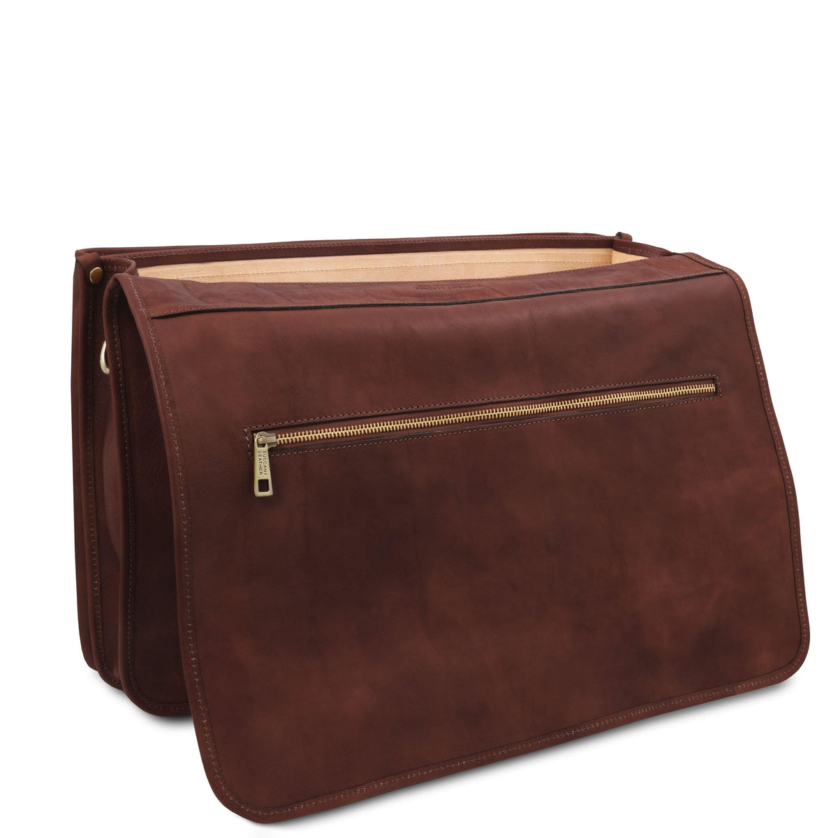 Leather briefcases Ancona - Leather messenger bag | TL142073 San Rocco Italia