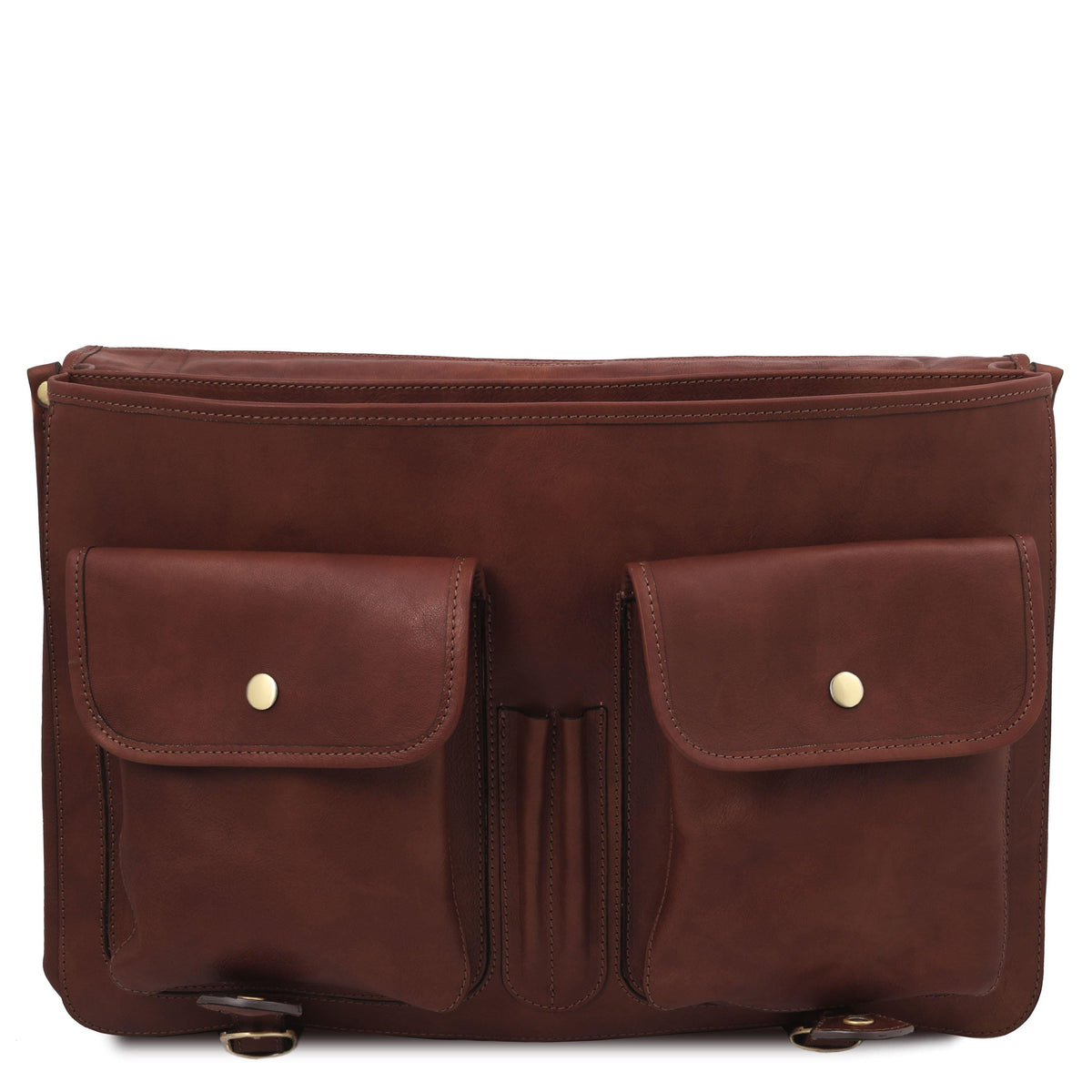 Leather briefcases Ancona - Leather messenger bag | TL142073 San Rocco Italia