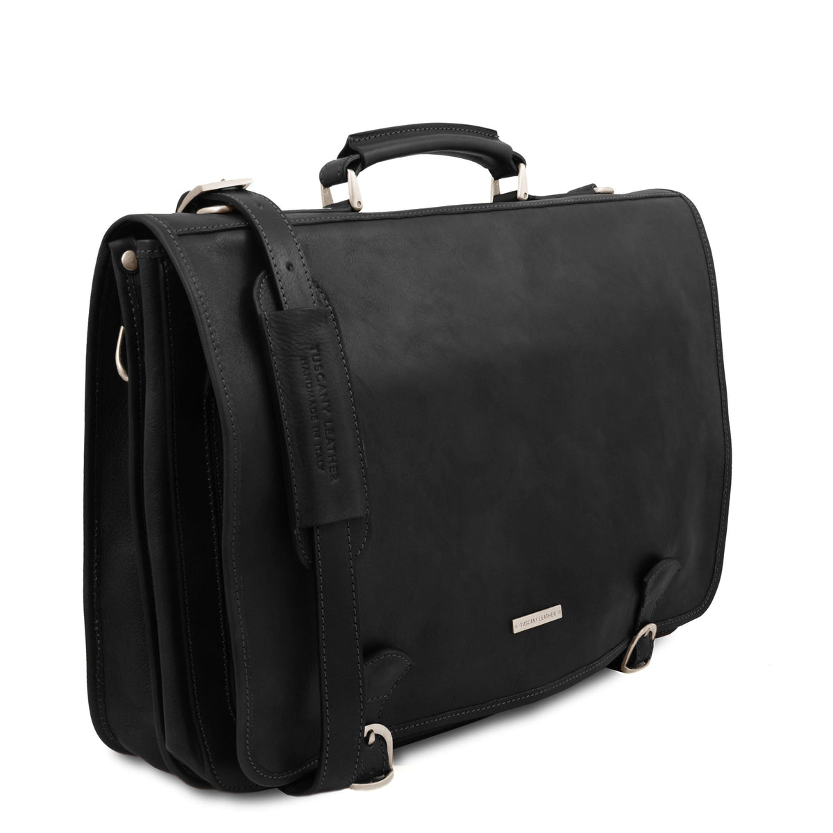 Leather briefcases Ancona - Leather messenger bag | TL142073 San Rocco Italia