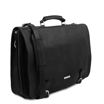 Leather briefcases Ancona - Leather messenger bag | TL142073 San Rocco Italia