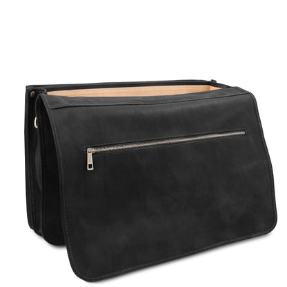 Leather briefcases Ancona - Leather messenger bag | TL142073 San Rocco Italia