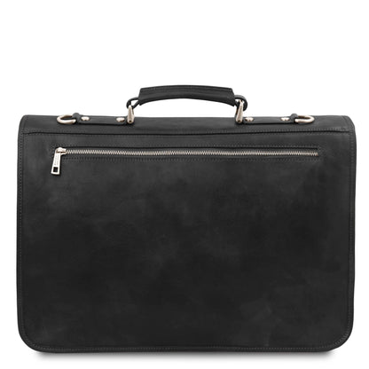 Leather briefcases Ancona - Leather messenger bag | TL142073 San Rocco Italia