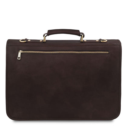 Leather briefcases Ancona - Leather messenger bag | TL142073 San Rocco Italia