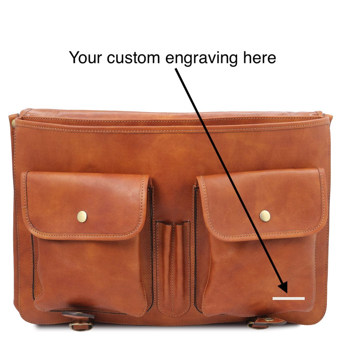Leather briefcases Ancona - Leather messenger bag | TL142073 San Rocco Italia