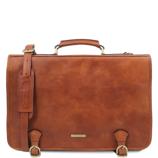 Leder-Aktentaschen Natur Ancona - Leder-Messenger-Tasche | TL142073 San Rocco Italia