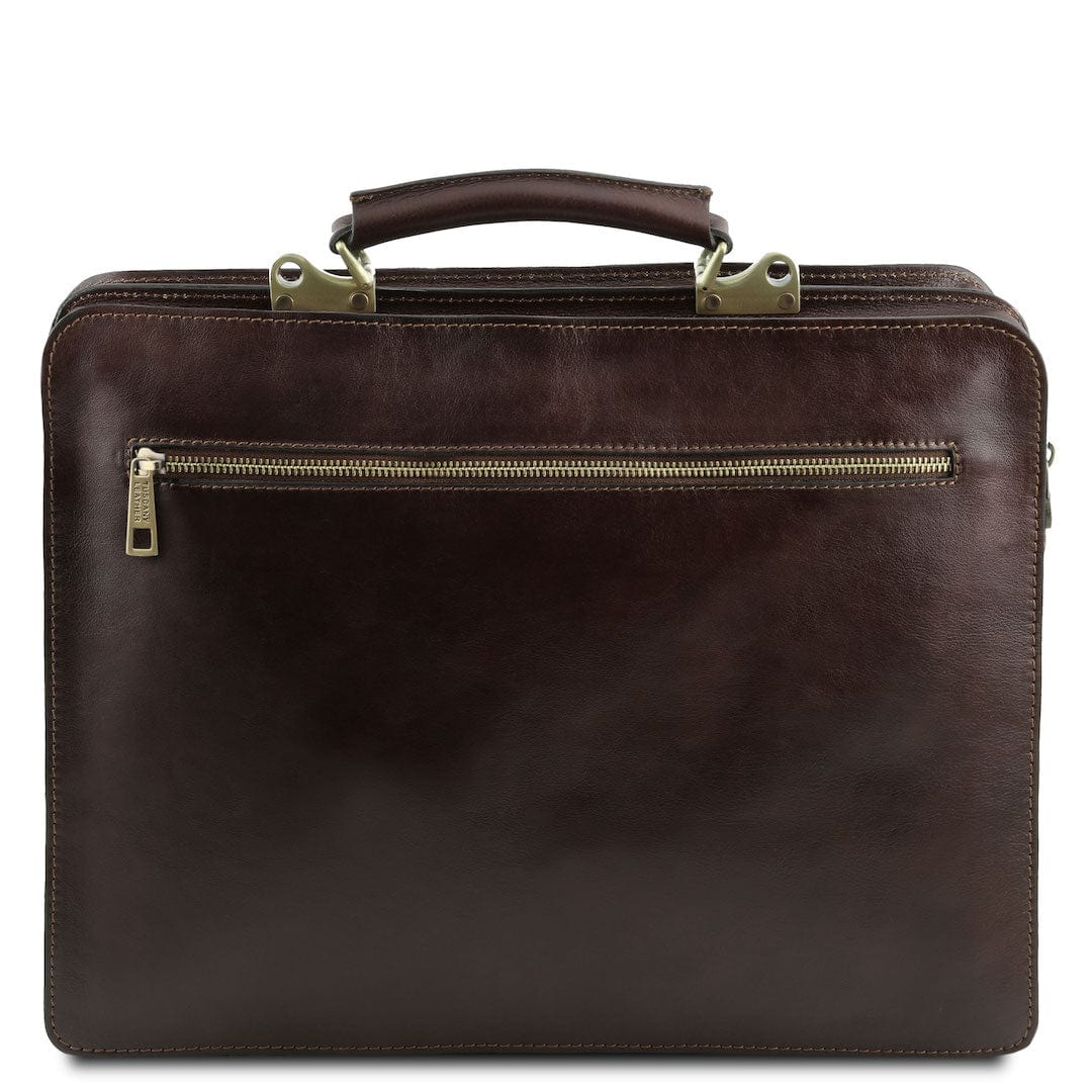 Leder-Aktentaschen Venezia - Leder-Aktentasche mit 2 Fächern | TL141268 San Rocco Italia