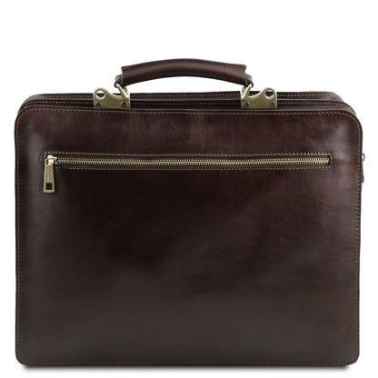 Leder-Aktentaschen Venezia - Leder-Aktentasche mit 2 Fächern | TL141268 San Rocco Italia