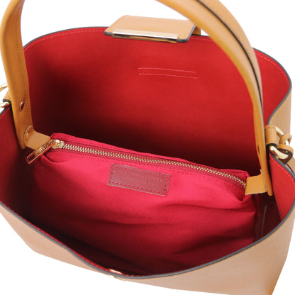 Leather handbags Clio - Palmellato leather bucket bag | TL141690 San Rocco Italia