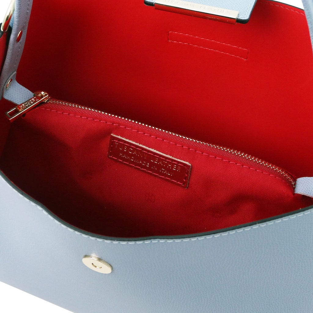 Leather handbags Clio - Palmellato leather bucket bag | TL141690 San Rocco Italia