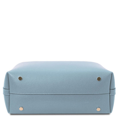 Leather handbags Clio - Palmellato leather bucket bag | TL141690 San Rocco Italia
