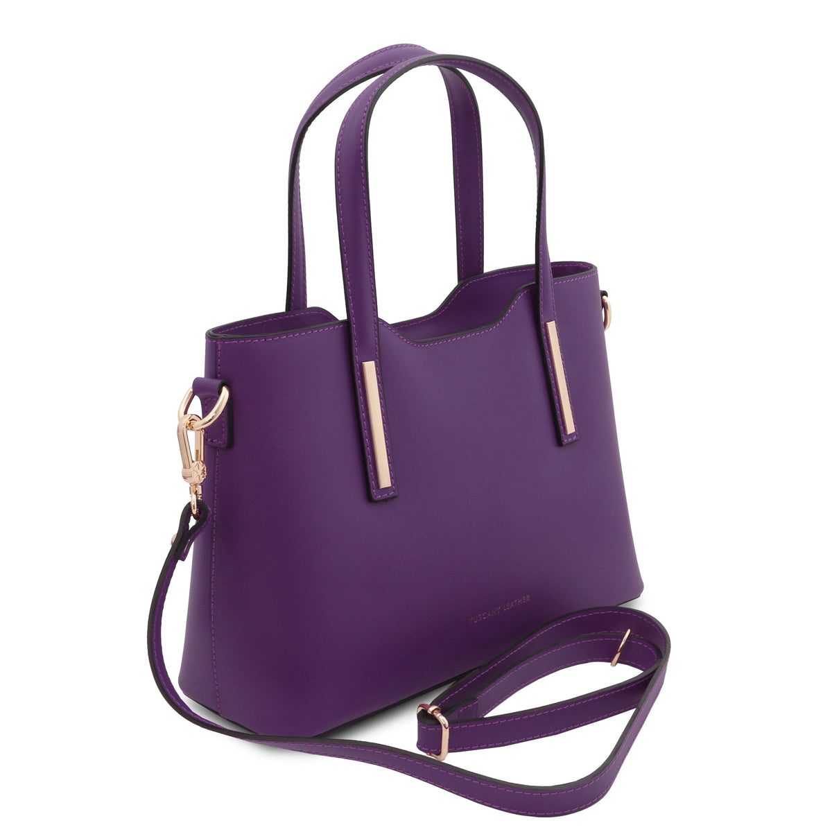 Olimpia - Leather tote - Small size | TL141521 - Premium Leather handbags - Shop now at San Rocco Italia
