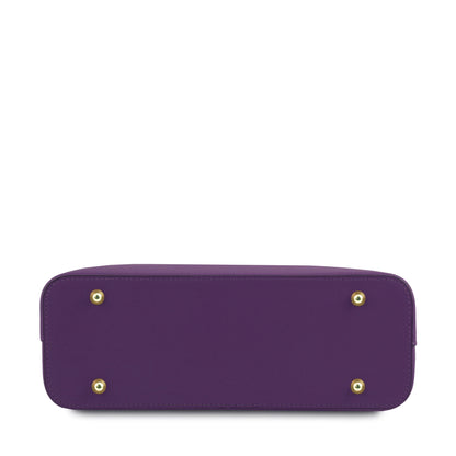 Olimpia - Leather tote - Small size | TL141521 - Premium Leather handbags - Shop now at San Rocco Italia
