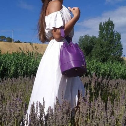 Leather handbags TL Bag - Leather bucket bag | TL142146 San Rocco Italia