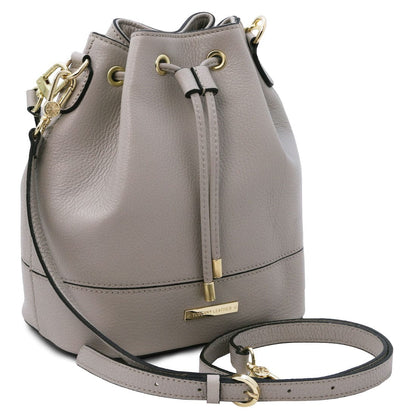 TL Bag - Leather bucket bag | TL142146 - Premium Leather handbags - Shop now at San Rocco Italia