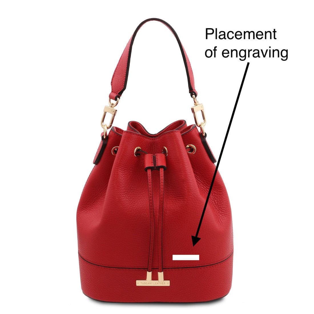 Leather handbags TL Bag - Leather bucket bag | TL142146 San Rocco Italia