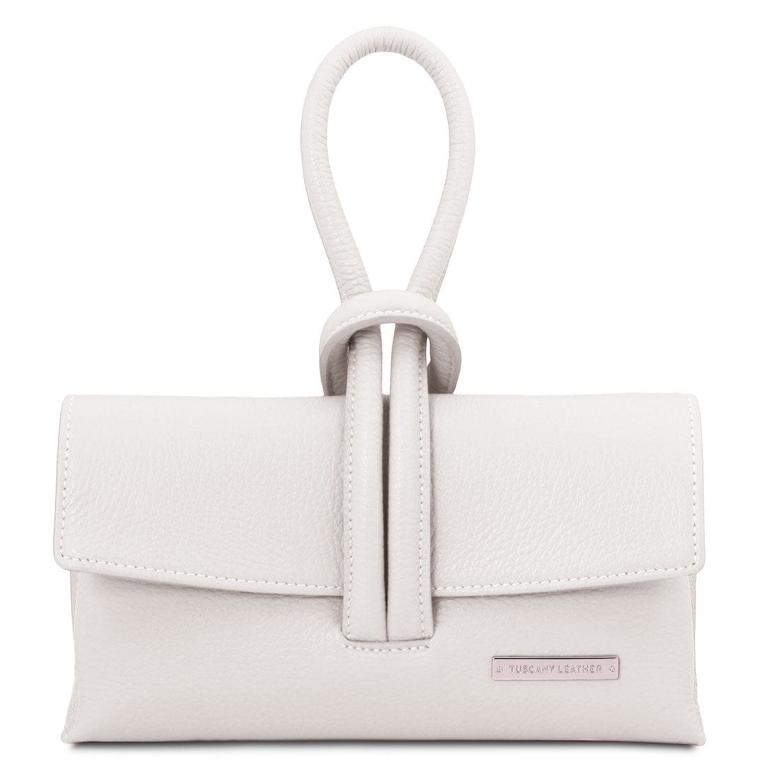 Sacs à main en cuir Blanc TL Bag - Pochette rabattable en cuir | TL141990 San Rocco Italia