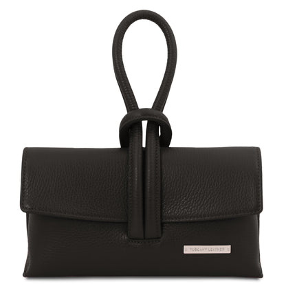Sacs à main en cuir Noir TL Bag - Pochette pliable en cuir | TL141990 San Rocco Italia