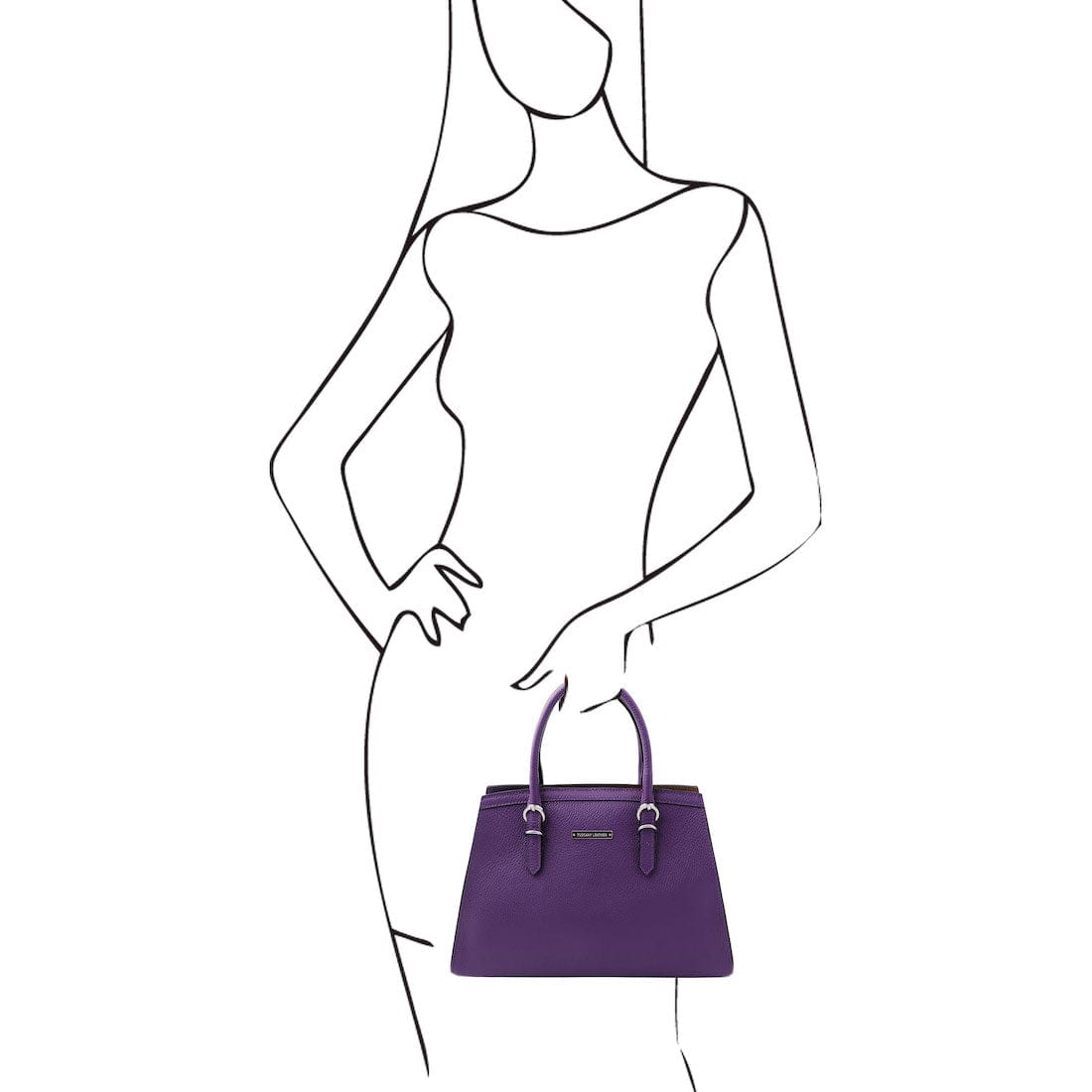 Leren handtassen TL Bag - Handtas van Italiaans leer | TL142147 San Rocco Italia
