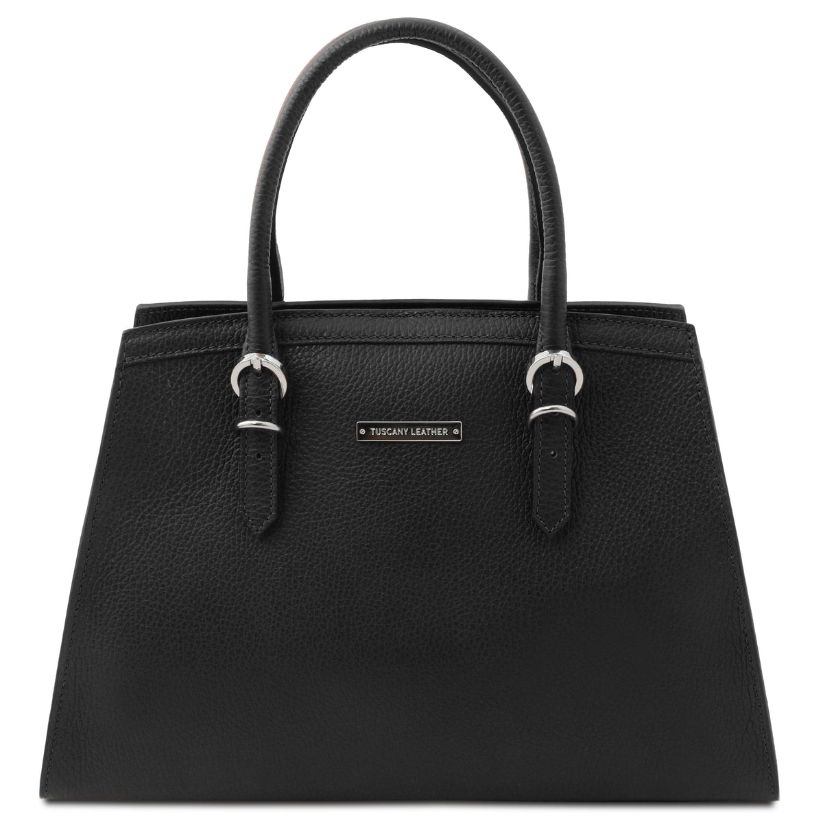 Leren handtassen Zwart TL Bag - Italiaanse leren handtas | TL142147 San Rocco Italia