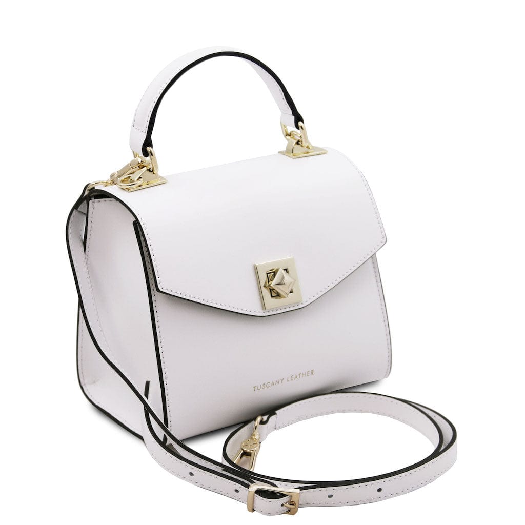 Leather handbags White TL Bag - Leather mini bag | TL142203 San Rocco Italia