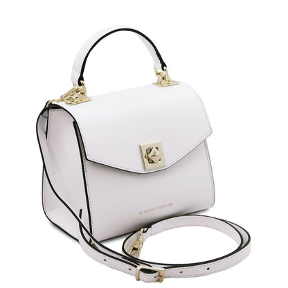 Leather handbags White TL Bag - Leather mini bag | TL142203 San Rocco Italia