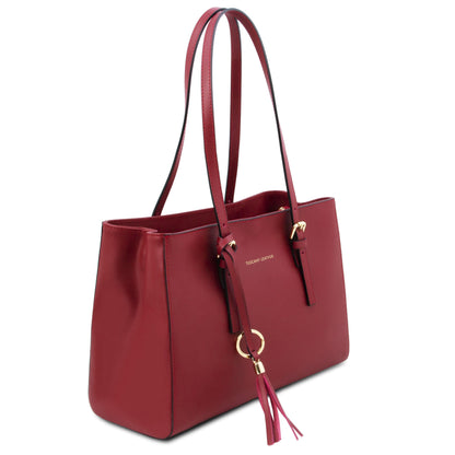 TL Bag - Leather shoulder bag | TL142037 - Premium Leather handbags - Shop now at San Rocco Italia
