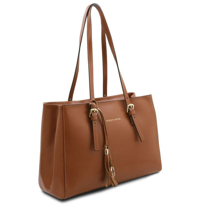Leather handbags TL Bag - Leather shoulder bag | TL142037 San Rocco Italia
