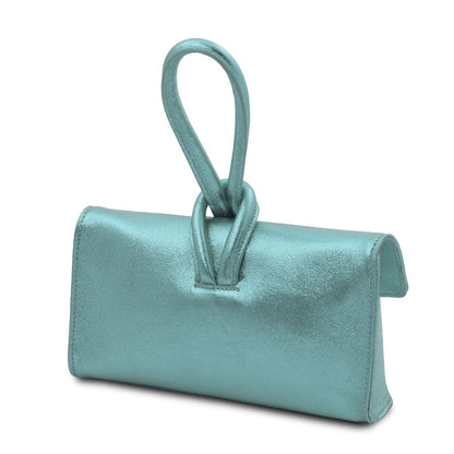 Leather handbags TL Bag - Metallic leather clutch | TL141993 San Rocco Italia