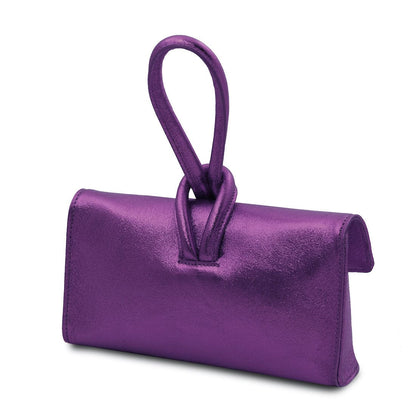 Leather handbags TL Bag - Metallic leather clutch | TL141993 San Rocco Italia
