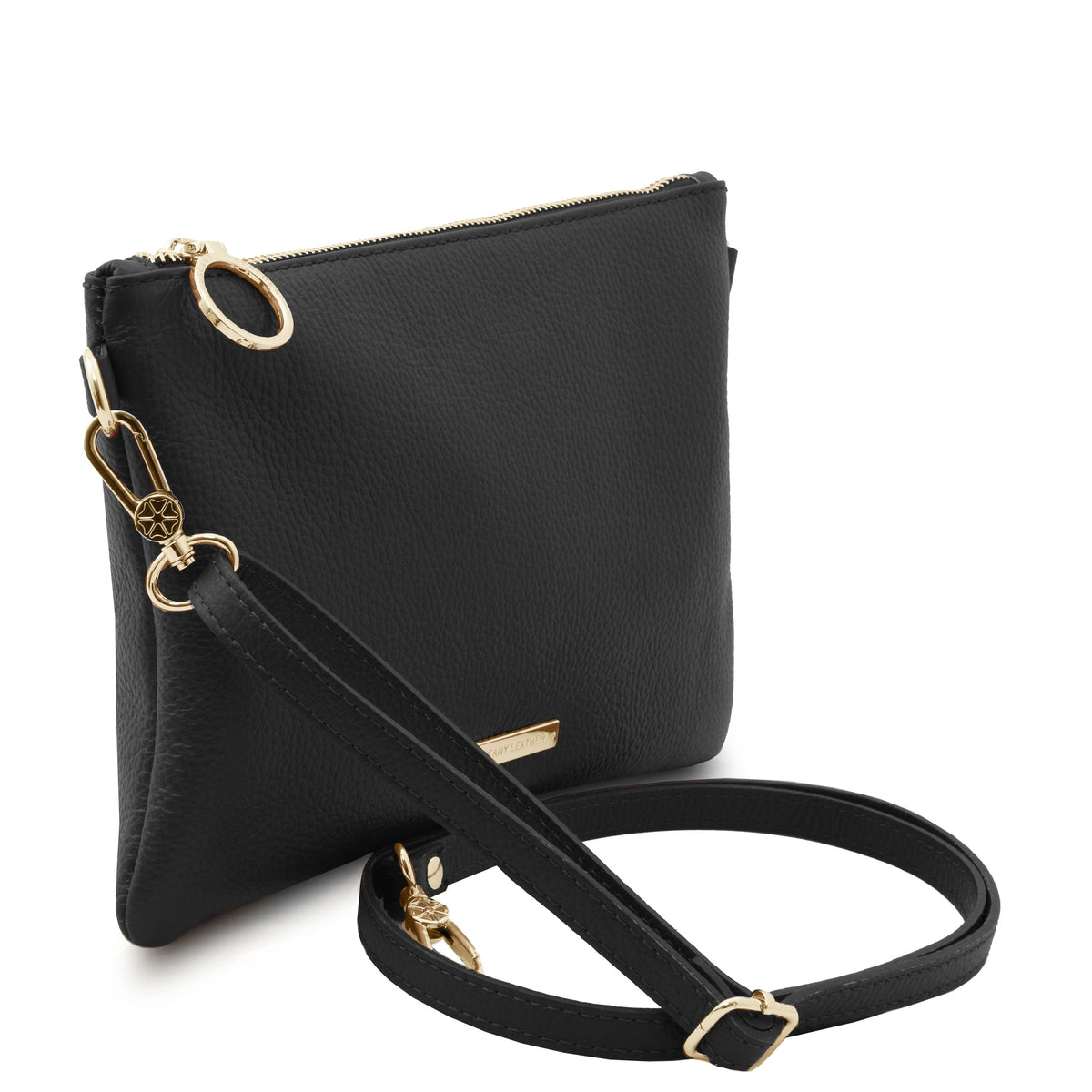 Leather handbags TL Bag - Soft Italian leather pouch clutch | TL142029 San Rocco Italia